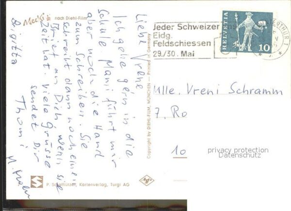 Mecki Nr. 7 Tinte Feder Papier schreiben – Bild 2