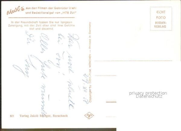 Mecki Nr. 501 Sternzeichen Steinbock Fernrohr – Bild 2
