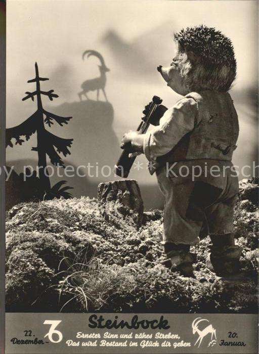 Mecki Nr. 501 Sternzeichen Steinbock Fernrohr