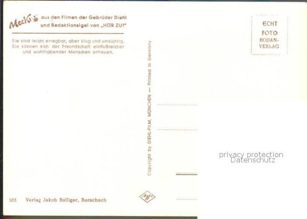 Mecki Nr. 503 Sternzeichen Fische – Bild 2