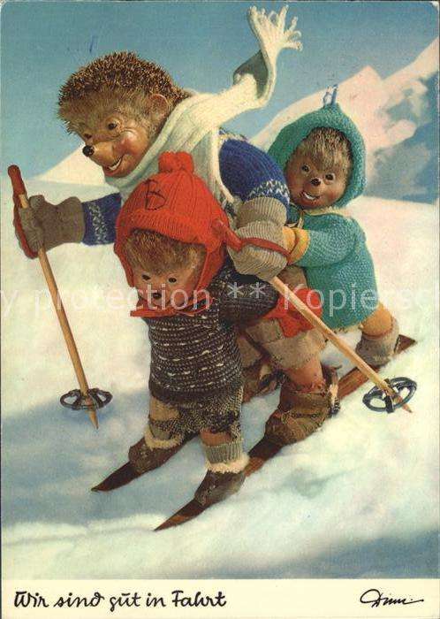 Mecki Nr. 356 Ski Skifahren