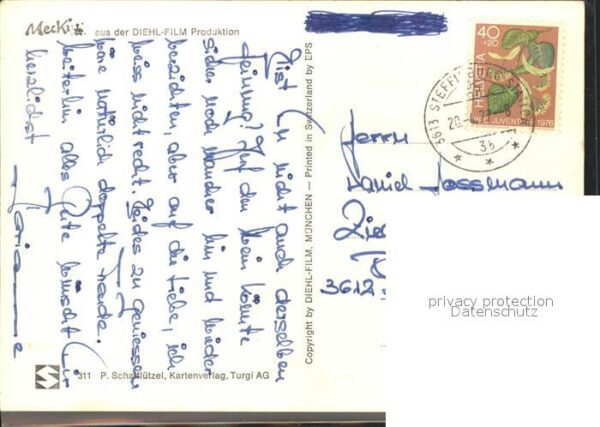 Mecki Nr. 311 Wein Trauben Fass – Bild 2
