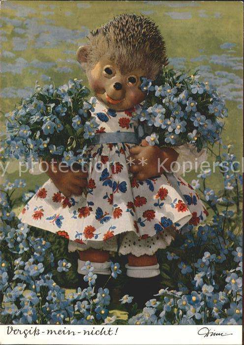 Mecki Nr. 315 Blumen Verigss-mein-nicht