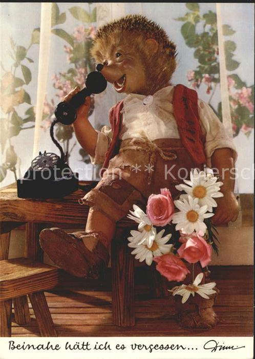 Mecki Nr. 417 Telefon Anruf Rosen Margeriten