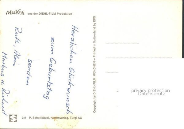 Mecki Nr. 311 Wein Trauben Fass – Bild 2