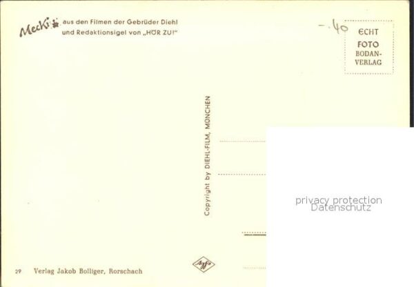Mecki Nr. 29 Auto Nimm dir Zeit und denk an mich – Bild 2