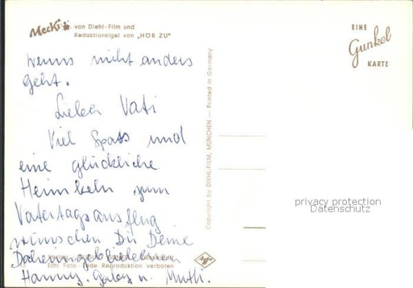 Mecki Nr. 13 Koffer Gehstock – Bild 2