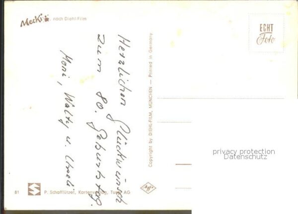 Mecki Nr. 81 Handarbeit nähen Nadel Schere Wolle – Bild 2