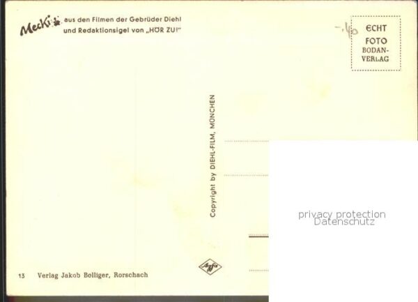 Mecki Nr. 13 Koffer Holzstock – Bild 2