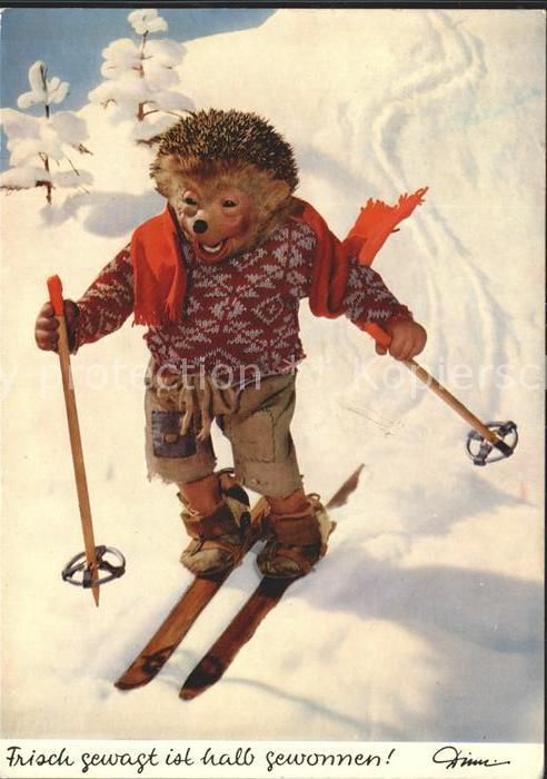 Mecki Nr. 326 Ski Skifahren