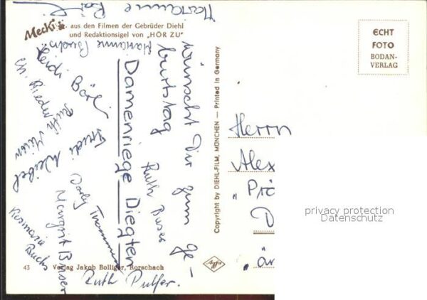 Mecki Nr. 43 Brief Glück Blumenstrauss – Bild 2
