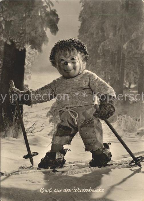 Mecki Nr. 52 Ski Skifahren
