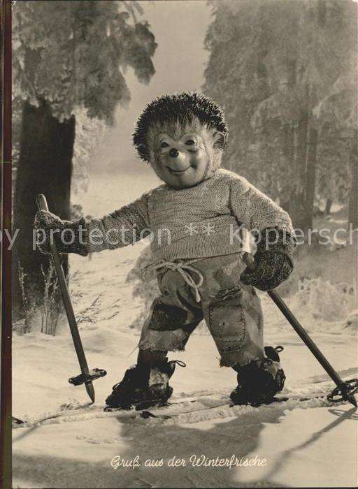 Mecki Nr. 52 Ski Skifahren