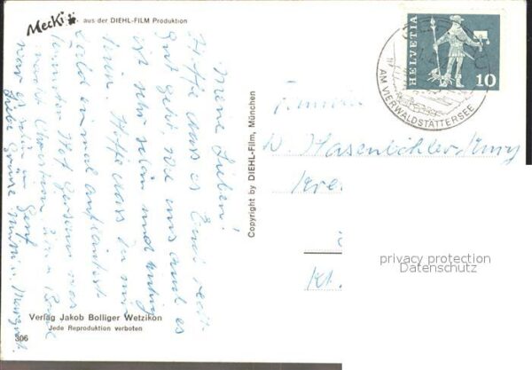 Mecki Nr. 306 Handarbeit nähen Schere – Bild 2