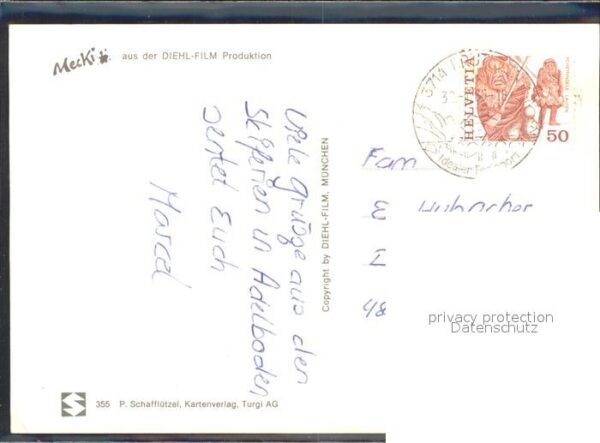 Mecki Nr. 355 Ski Skifahren Schal – Bild 2