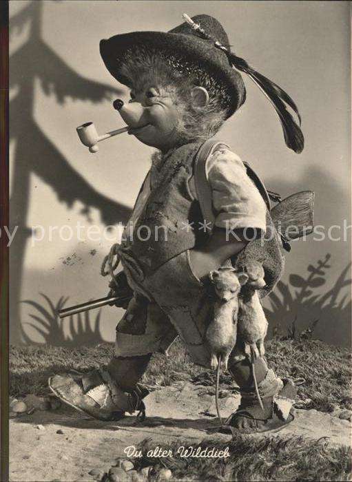 Mecki Nr. 64 Jagd Mäuse Gewehr Pfeife