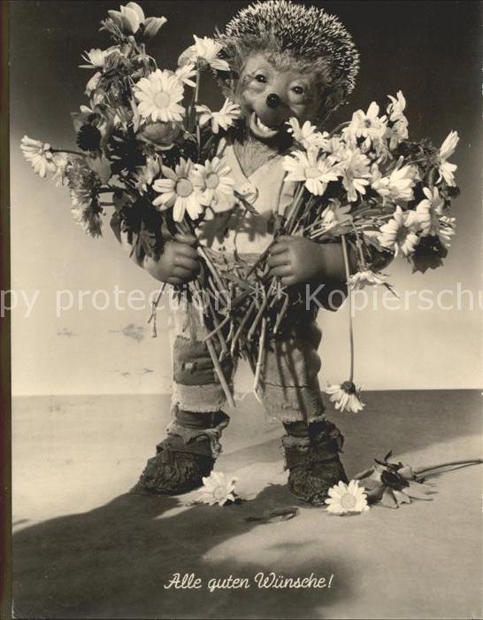 Mecki Nr. 27 Glückwunsch Blumen