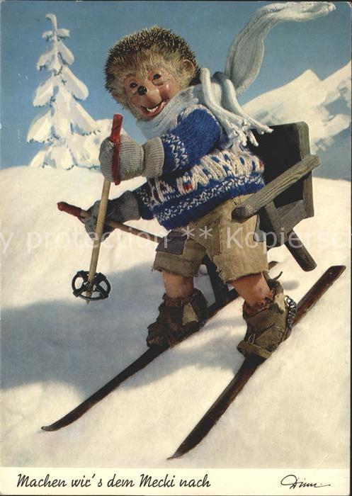 Mecki Nr. 355 Ski Skifahren