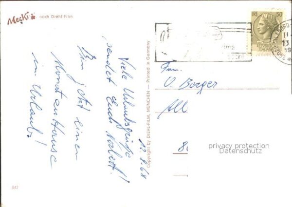 Mecki Nr. 342 Strandkorb Zeitung Pfeife – Bild 2