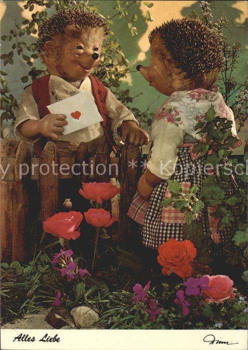 Mecki Nr. 489 Alles Liebe Brief Rosen
