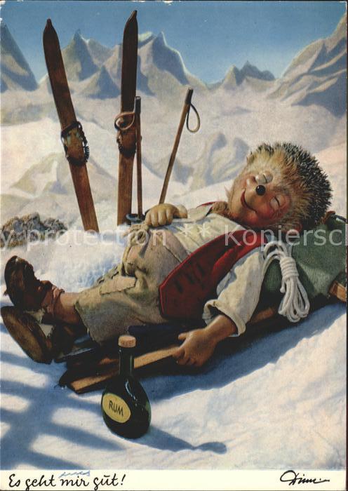 Mecki Nr. 328 Ski Rum ausruhen