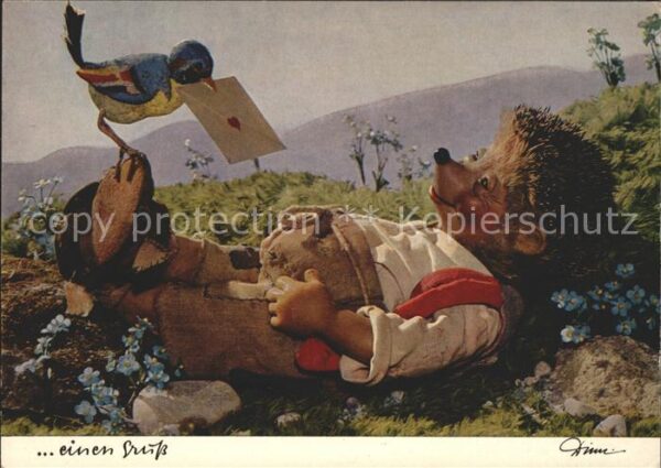 Mecki Nr. 303 Gruß Vogel Brief