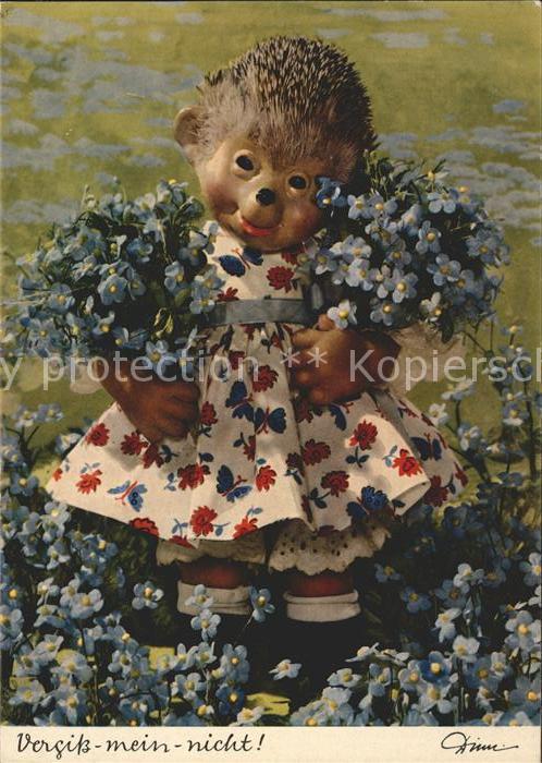Mecki Nr. 315 Blumen Vergiß-mein-nicht