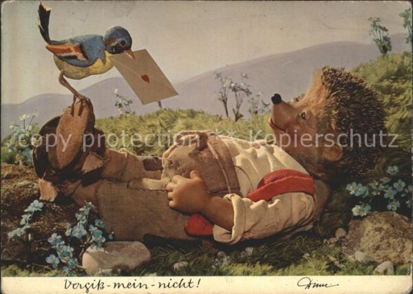 Mecki Nr. Vogel Brief Vergiß-mein-nicht
