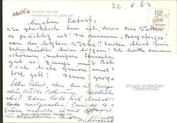 Mecki Nr. 79 Bergsteiger Edelweiss Rucksack Flasc – Bild 2
