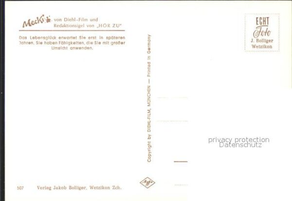 Mecki Nr. 507 Sternzeichen Krebs Mond – Bild 2