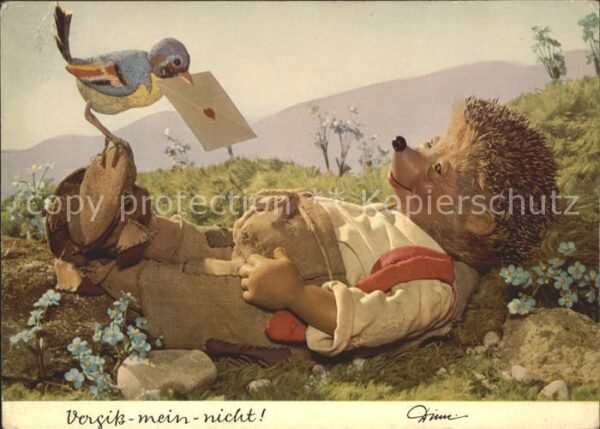 Mecki Nr. 303 Vogel Brief Vergiß-mein-nicht