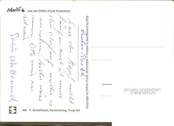 Mecki Nr. 306 Handarbeit nähen Nadel Faden Schere – Bild 2