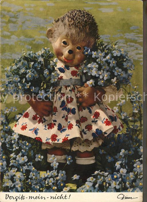 Mecki Nr. 315 Blumen Vergiß-mein-nicht