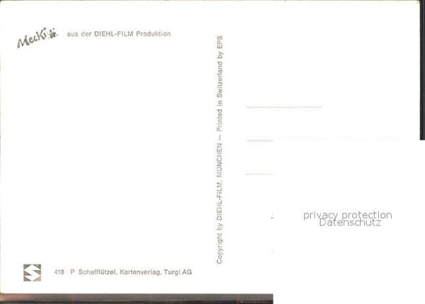 Mecki Nr. 418 Glückwunsch Schreibmaschine Blumen – Bild 2
