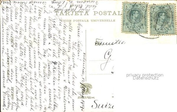 Frauen Künstlerkarte R. Mir Nr. 81 Sevillana – Bild 2