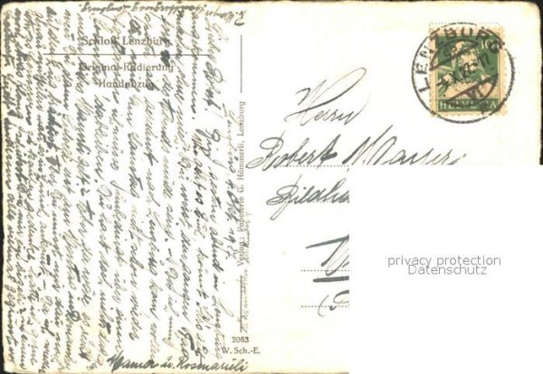 Radierung Schloß Lenzburg – Bild 2