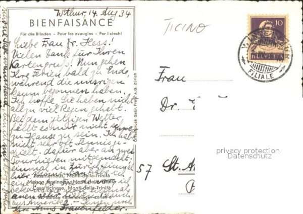 Bienfaisance Tessinerhaus Monti-della-Trinita X. 32 – Bild 2