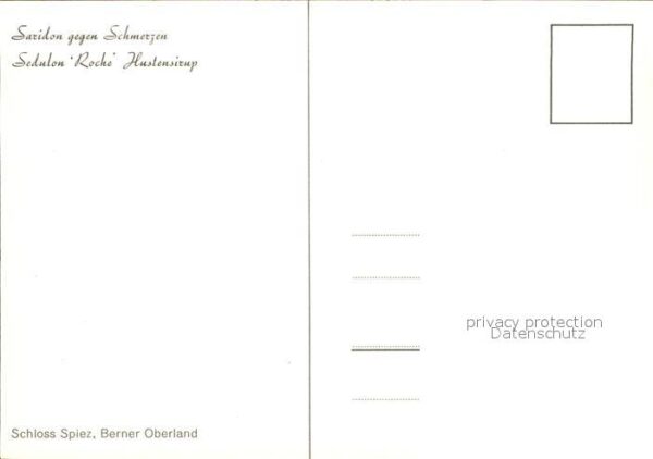 Medizin Saridon Sedulon Roche Hustensirup Schlo – Bild 2