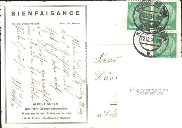 Anker Albert Der Herr Gemeindeschreiber XI. 31 Editi – Bild 2