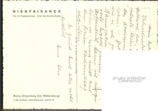 Bienfaisance Ruine Jörgenberg Waltensburg I. 32 Edit – Bild 2