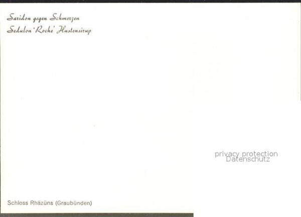 Medizin Saridon Sedulon Roche Hustensirup Schlo – Bild 2