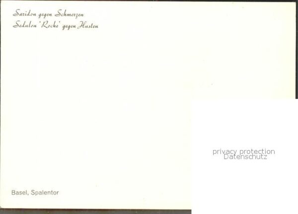 Medizin Saridon Sedulon Roche Hustensirup Basel – Bild 2