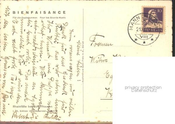 Bienfaisance Rheinfälle Schaffhausen I. 32 Edition – Bild 2