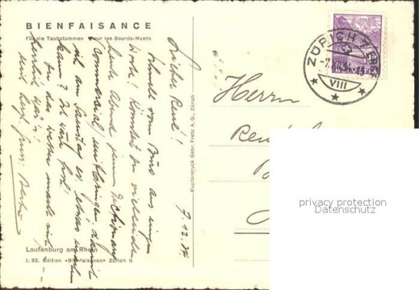 Bienfaisance Laufenburg am Rhein I. 32 Edition – Bild 2
