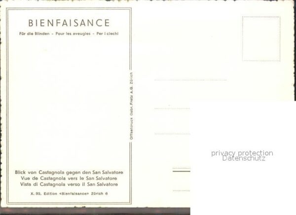 Bienfaisance San Salvatore X. 32 Edition – Bild 2