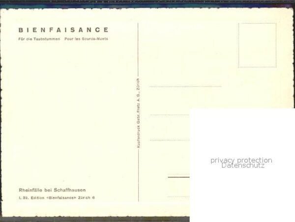 Bienfaisance Rheinfälle Schaffhausen I. 32. Edition – Bild 2