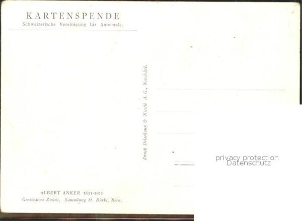 Anker Albert Grossvaters Znüni Brot Messer Kartenspe – Bild 2