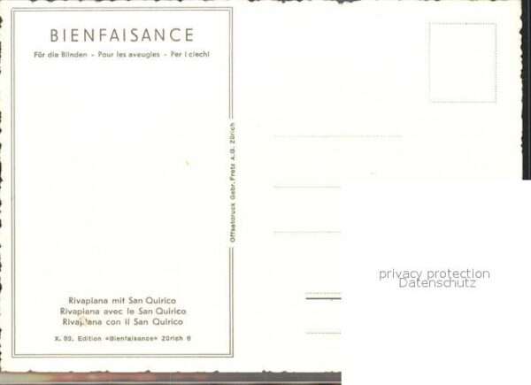 Bienfaisance Rivapiana San Quirico X. 32. Edition – Bild 2