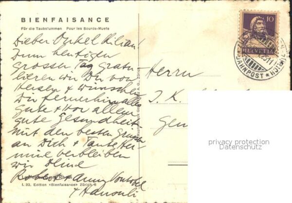 Bienfaisance Laufenburg am Rhein I. 32. Edition – Bild 2
