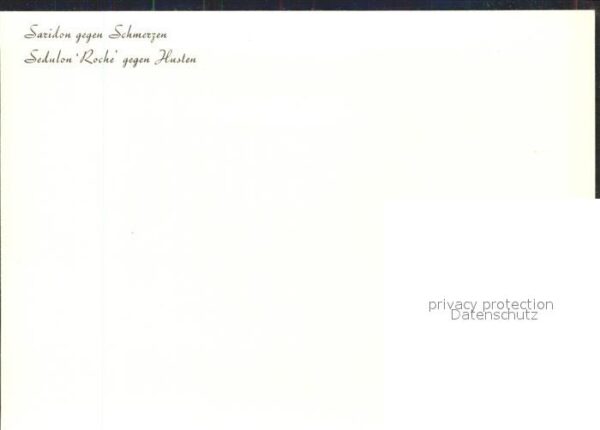 Medizin Saridon Sedulon Roche Hustensirup Laufe – Bild 2